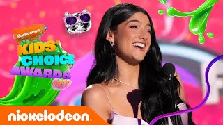 Charli D'Amelio WINS Favorite Female Creator at the KCAs! | Kids' Choice Awards 2023