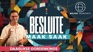 Daaglikse Oordenking - 3 Februarie 2025