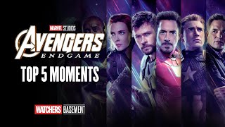 Top 5 moments from Avengers: Endgame | The Watchers in the Basement