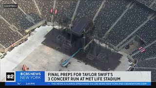 MetLife stadium preps for Taylor Swift concerts