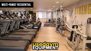 Beautiful Multi-Family Residential Fitness Center Outfitted By Used Gym Equipment.
