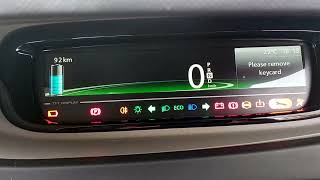 Renault Zoe ZE20 EV all dash-lights on