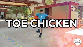 Learn Toe Chiken step by step / Slalom Freestyle