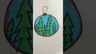 #PAVLE drawing###Drawing a decoration for tree.✨️ 23st on 31vlogmas.✨️