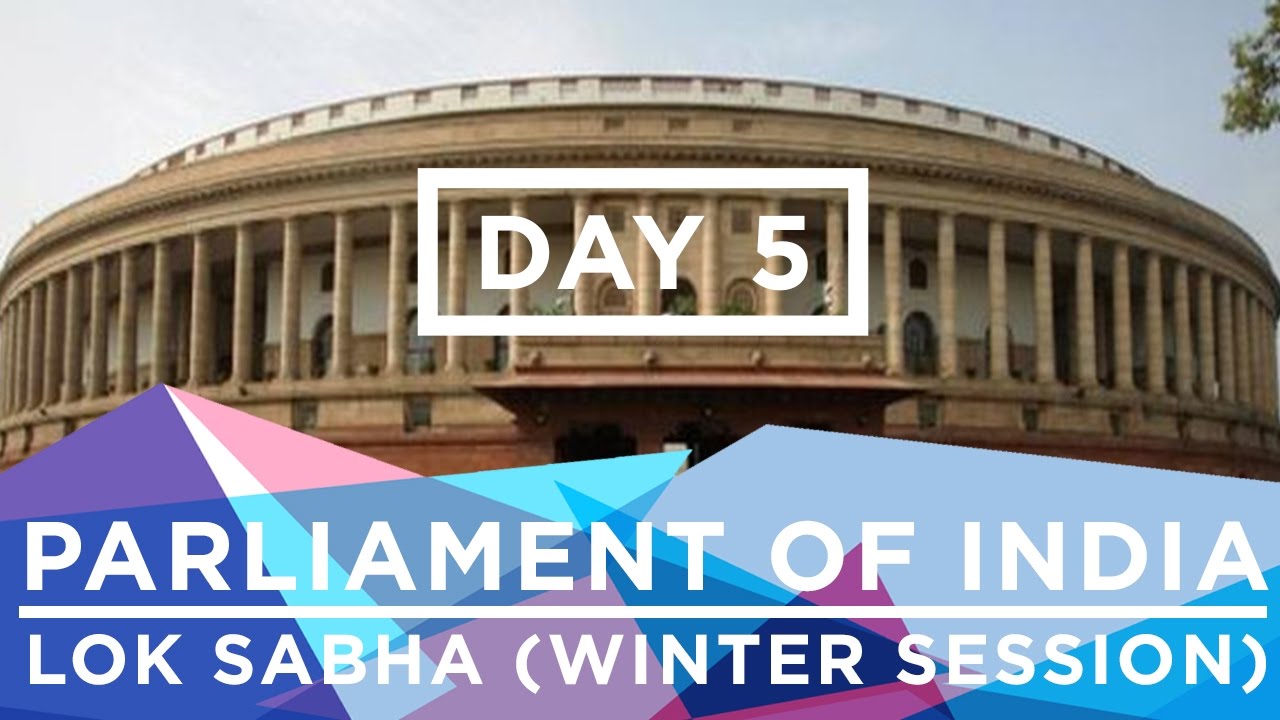 Parliament - Winter Session - Day 5 - YouTube