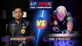 MARVIN ASIS VS  EARL STRICKLAND | 2024 US OPEN POOL CHAMPIONSHIP #billiards #9ballpool