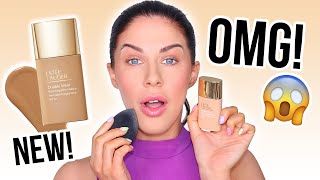 ESTÉE LAUDER DOUBLE WEAR SHEER FOUNDATION!! FIRST IMPRESSIONS \u0026 REVIEW!!