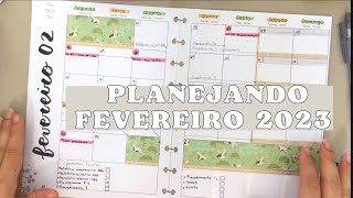 Planejando fevereiro 2023 | Como eu me planejo no início do mês