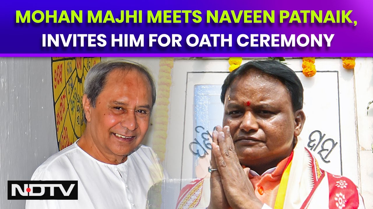 Odisha CM Mohan Majhi | Odisha CM-Designate Meets Naveen Patnaik ...