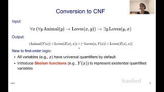 Logic 9 - First Order Resolution | Stanford CS221: AI (Autumn 2021)