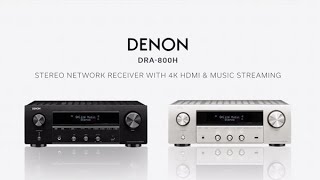 Denon DRA-800H Stereo Network Receiver with HDMI and HEOS built-in