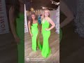 neon green prom dress inspo