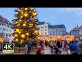 Bratislava Christmas Market 🇸🇰 4K Walking Tour 2023