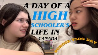 school vlog + grwm | 紀錄MINA在加拿大上學的一天 | Mina Wang