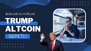 Trump Bu Altcoinleri Topluyor ! Solana Almaya Başladı ! Yeni Kripto Paralar ! Trump Altcoin Sepeti !