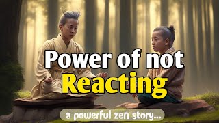 Power of Not Reacting - A Powerful Zen Story