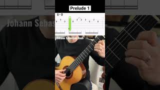 Prelude from the First of six cello suites by Bach 🎻#cello #guitar #bach #tabs #guitarplaying