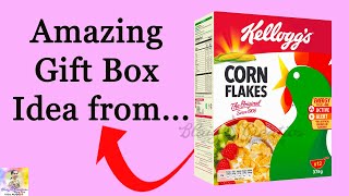 amazing Best out of waste Craft ideas from cornflakes Box| Reuse cereal Box craft| Recycled Craft|