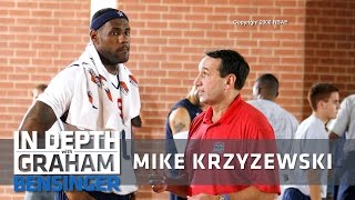 Coach K to LeBron: Look me in the eyes