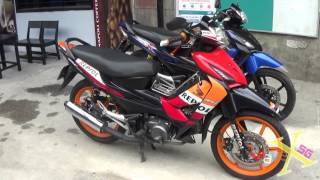 Honda WaveX Repsol vs Wave125X Blue - Walkaround