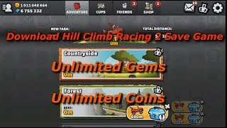 Hill Climb Racing 2 Android Save Game | Unlimited Gems Unlimited Coins