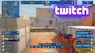 DYCHA 1 V 5 ACE, CLUTCH || SPROUT VS BIG || TWITCH HIGHLIGHT || CSGO ESL TOURNAMENT MATCH