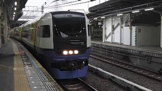 総武本線 255系Be-04編成 特急「しおさい10号」千葉駅発車