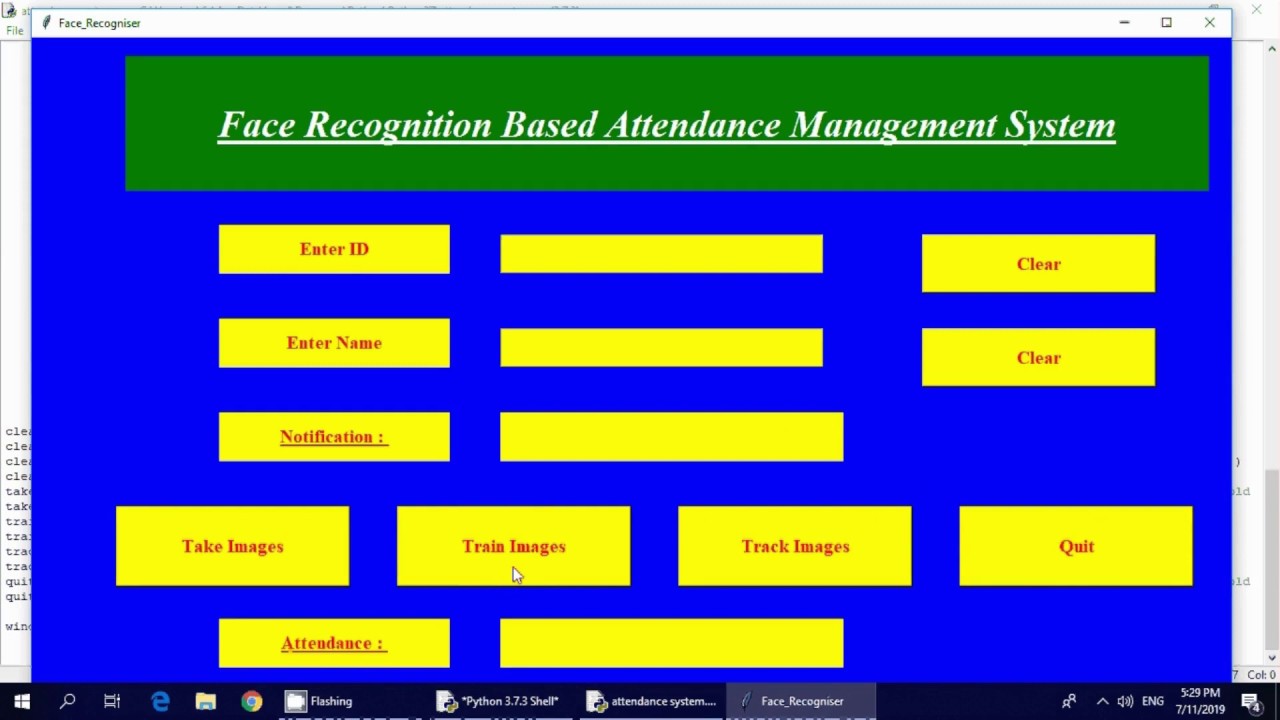 Face Recognition Based Attendance System Using Python Riset Face Recognition Based Attendance System Using Python Riset