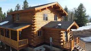 Log Home In Idaho- Meadowlark’s Angel Chalet