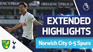 Son, Kane & Kulusevski seal Champions League in style | EXTENDED HIGHLIGHTS | Norwich 0-5 Spurs