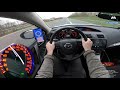 562hp mazda 3 mps *insane* on autobahn no speed limit by autotopnl