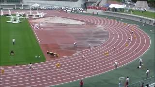 20160619 中国高校総体陸上 女子4x400mリレー決勝