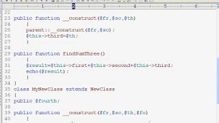 OOPS Concept in PHP Programming || Part6 ||Multi Level Inheritence