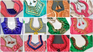 Trending blouse neck designs/Blouse Back Neck Designs/latest fancy blouse back neck designs/Blouse