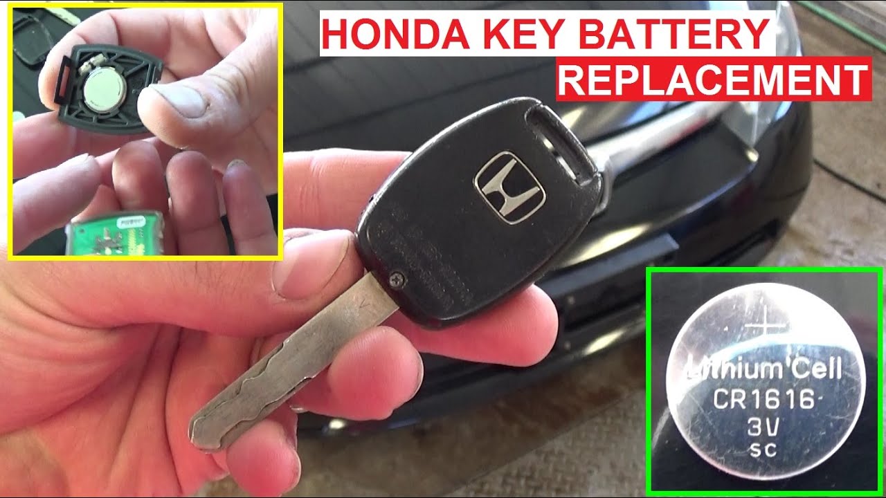 How To Replace The Key Fob Battery Change Honda Civic Accord Pilot Crv