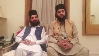 Hazrat Peer Muhammad Naqib ur Rehman Sahib is announcing the name of the Prince of Eidgah Sharif.