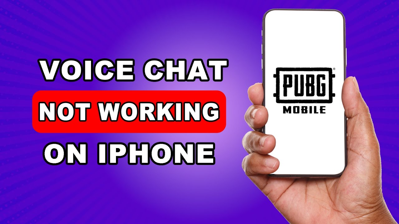 How To Fix PUBG Mobile Voice Chat Not Working On IPhone - PUBG ...