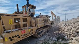 Tesmec 1150 EVO Rock saw trencher