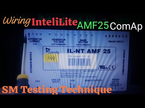 Wiring Diagram Intelilite Amf25 Comap Explain Urdu In Hindi Youtube