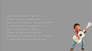Anthony Gonzalez - Proud Corazón (From "Coco"/Lyrics)
