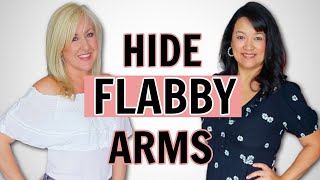 10 Styling Tricks to HIDE YOUR FLABBY ARMS | Fat Arm Tips