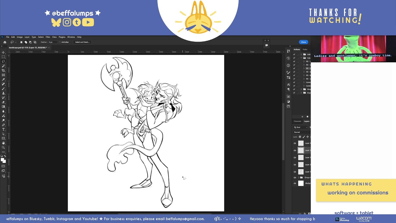 Working On Commission Youtube