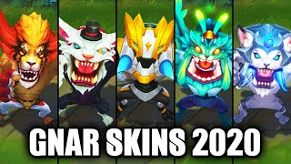 All Gnar Skins Spotlight 2020 (League of Legends)