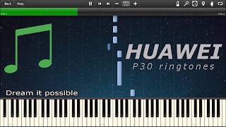 HUAWEI P30 RINGTONES IN SYNTHESIA
