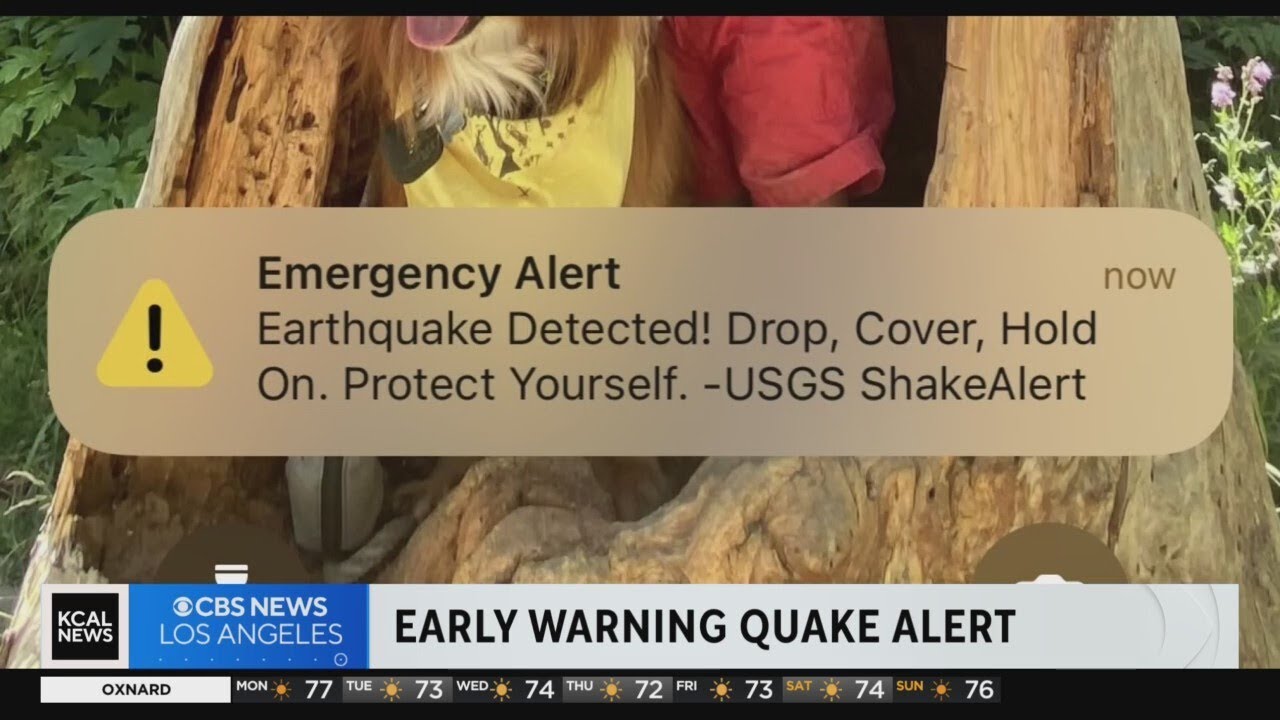 How The ShakeAlert Earthquake Early Warning System Works - YouTube