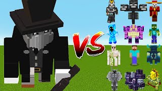 Minecraft : HeadHunter vs All Boss Mobs || HeadHunter vs Warden vs Ignis vs Ferrous vs Iron Golem