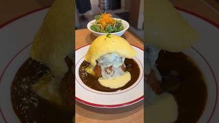 チーズとろ〜りダブルチーズハンバーグオムライス🍳🧀【愛知 アランチャ】