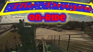 The Dragon Roller Coaster On-ride Front Seat (HD POV) Legoland Florida