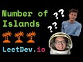 Number of Islands Coding Interview Question | Recursive Backtracking | Pair Programming