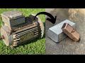 Scrap Yard Motor Melt - BigStackD Copper Casting - Trash To Treasure - ASMR Metal Melting